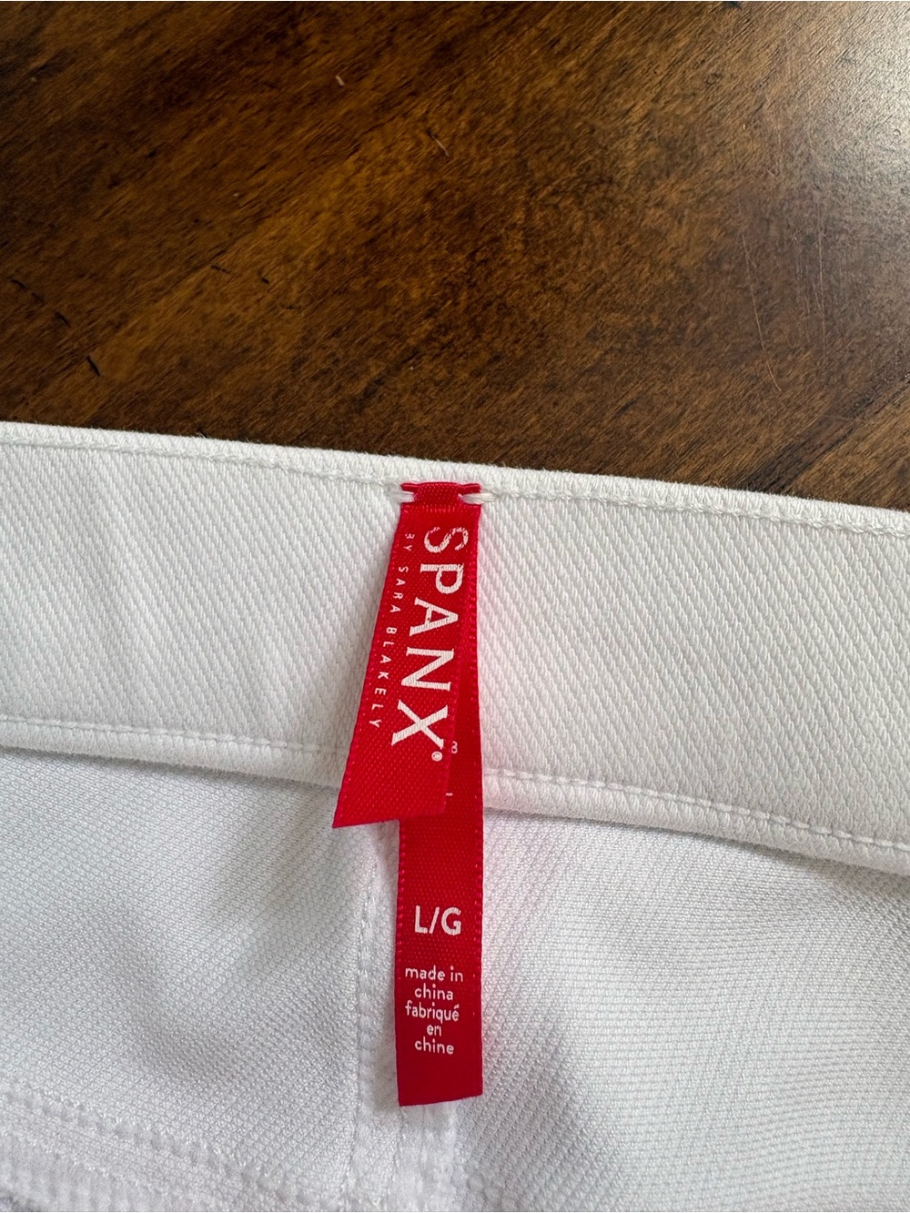 SPANX White Shapewear with Red Brand Tag